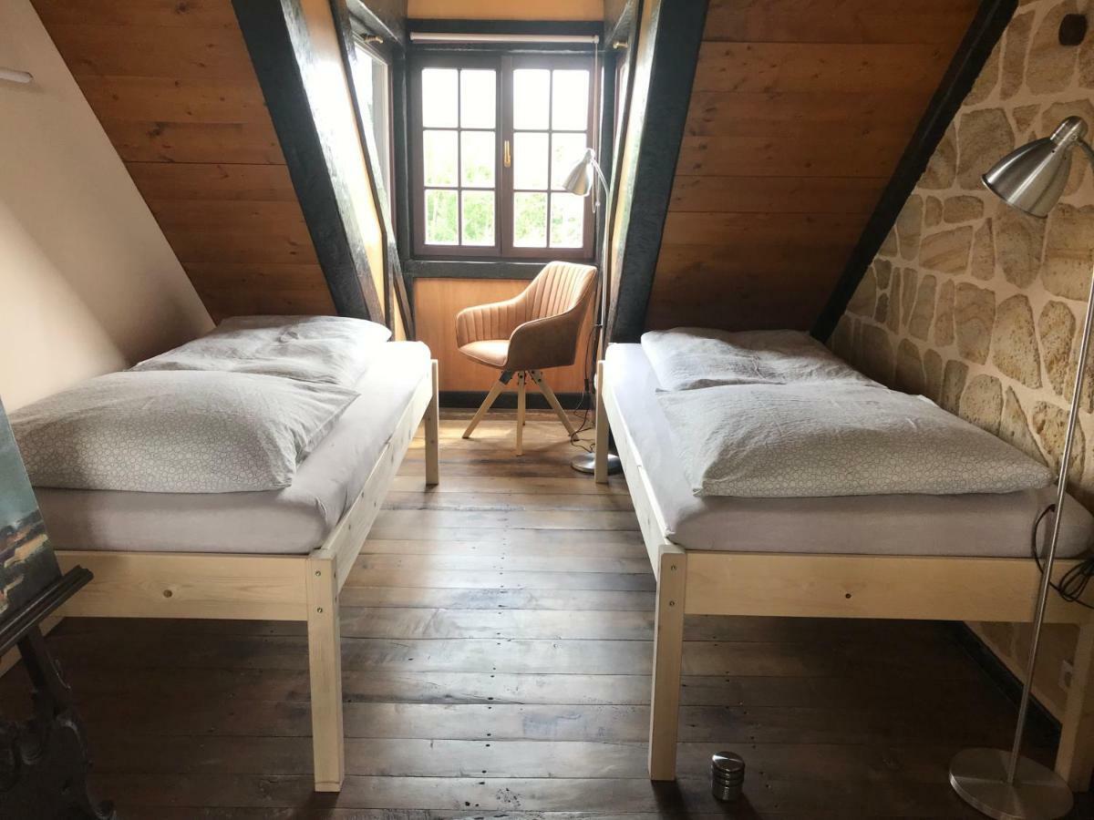 Fewo Turmzimmer Im Rittergut Leppersdorf Bei Dresden Exterior foto